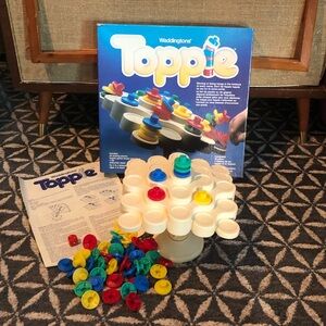 80's "Topple Game - 80's Boardgame - 2 - 4 players - 80's Board Game - Balance